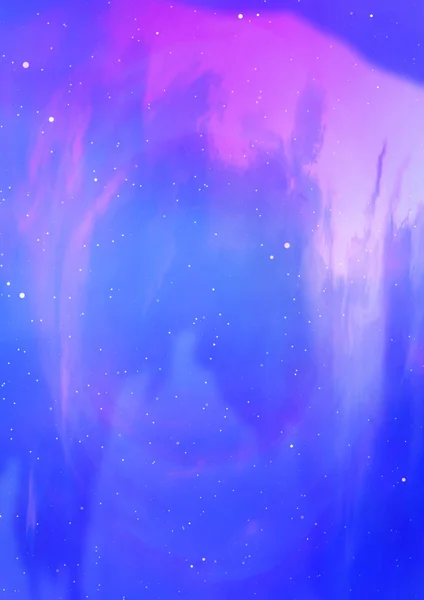 スペース星と星雲 — ストック写真