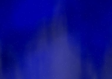 Uzayda bir yıldız alanı ve bir nebula