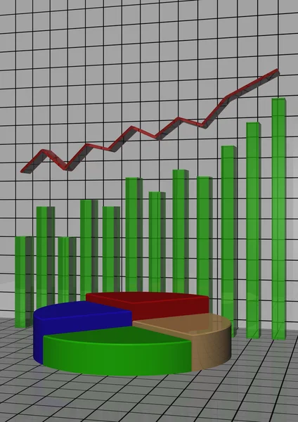 The schedule the histogram showing lifting — Stock Photo, Image