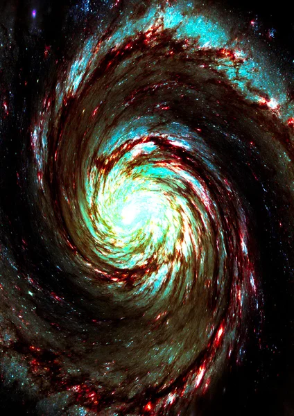 Távoli spirális galaxis — Stock Fotó