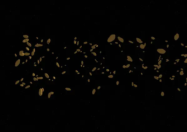 Smarta asteroider i ett utrymme — Stockfoto