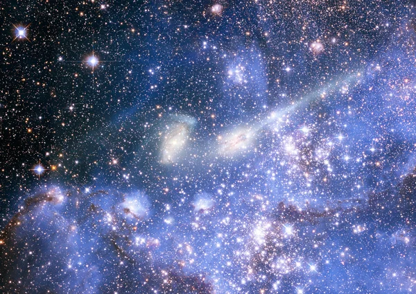 Piccola parte di un campo stellare infinito — Foto Stock