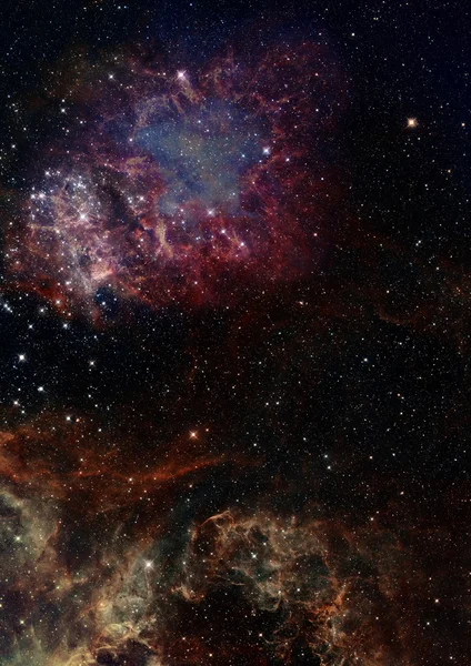 Klein deel van een oneindig sterrenveld — Stockfoto