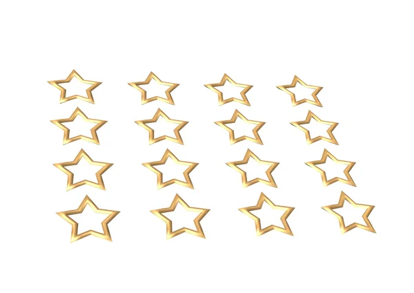 Gold Stars. — Stock Photo, Image