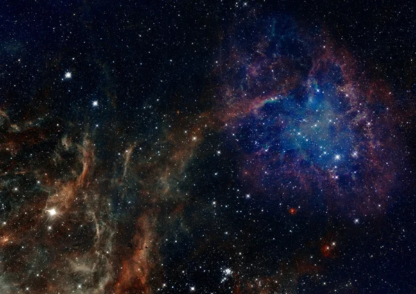 Pequena parte de um campo estelar infinito — Fotografia de Stock