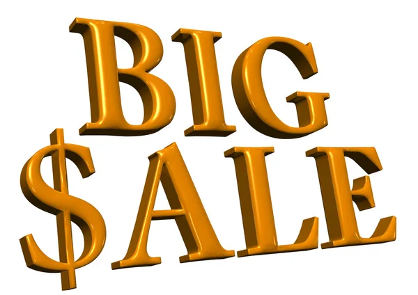 Three-dimensional inscription Big Sale — Stock Photo, Image