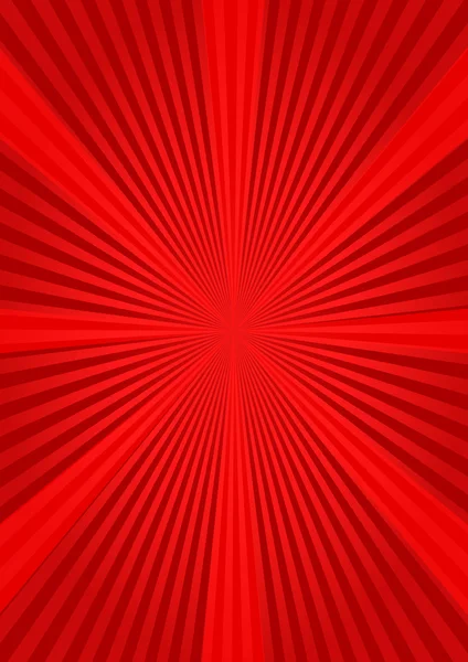 Astratto sfondo rosso con sunburst — Foto Stock