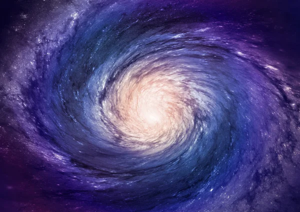 Far away spiral galaxy — Stock Photo, Image