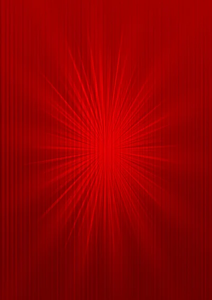 Fondo rojo abstracto con estallido de sol — Foto de Stock