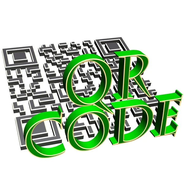 QR code concept — Stock Photo, Image