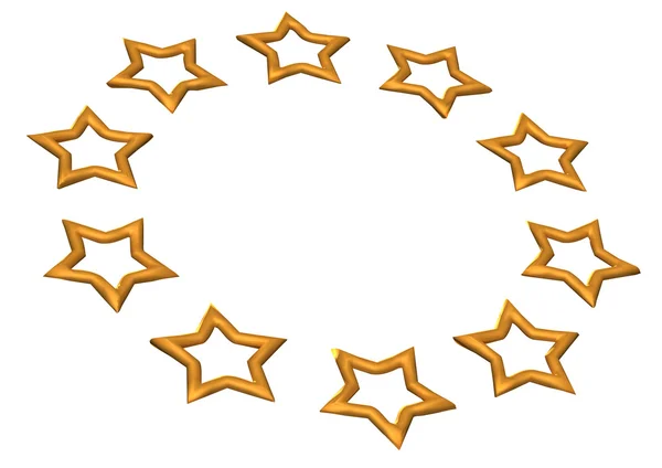 Gold Stars. — Stock Photo, Image