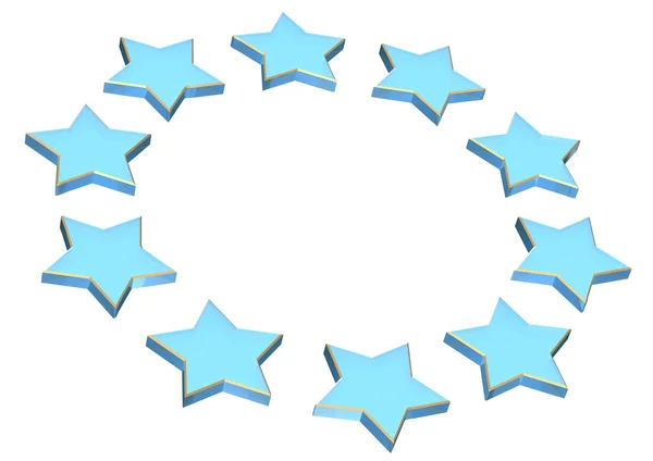 Light-blue Stars. — Stock Photo, Image
