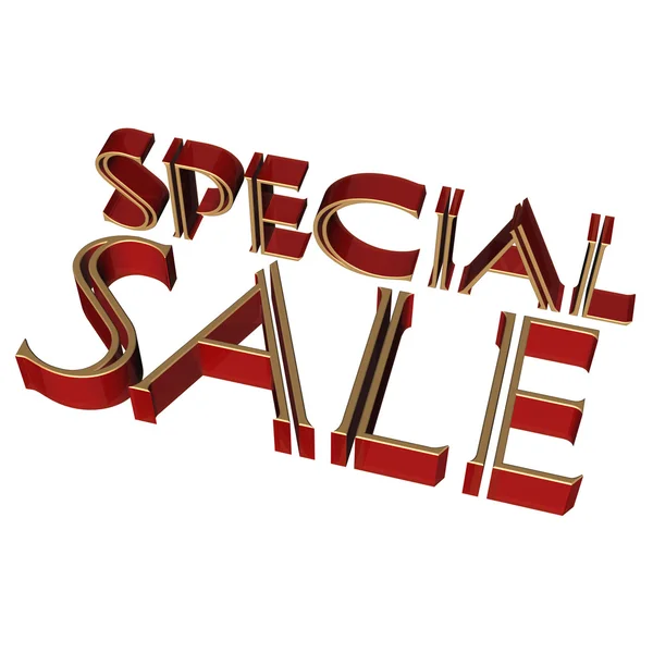 Three-dimensional inscription Special Sale — Stock Photo, Image