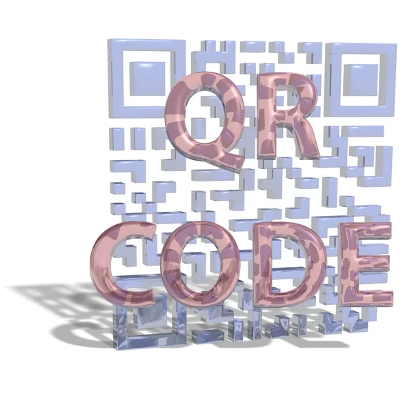 QR-код — стоковое фото