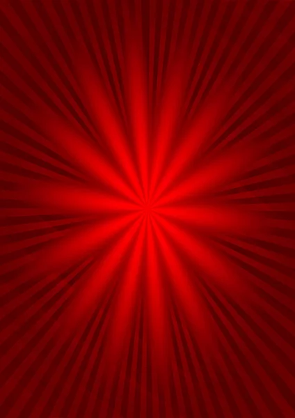 サンバーストと抽象的な赤い背景 — ストック写真