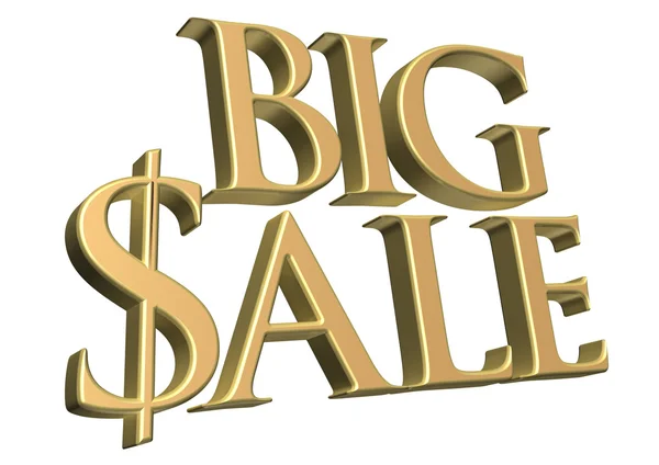 Three-dimensional inscription Big Sale — Stock Photo, Image