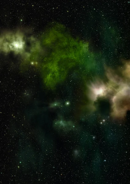 Stjärnfält Rymden Nebulosa Och Gasöverbelastning Delar Denna Bild Tillhandahålls Nasa — Stockfoto