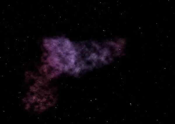 宇宙中无限星域的一小部分 这张照片的内容由Nasa提供 3D渲染 — 图库照片