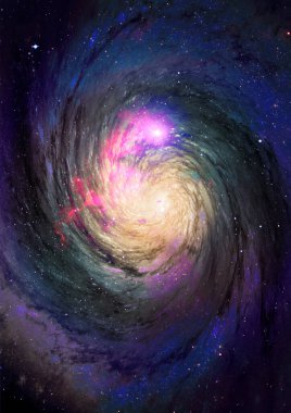 uzun bir süre sarmal gökada