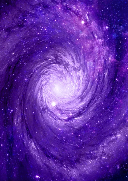 Far away spiral galaxy — Stock Photo, Image