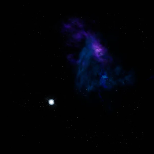 우주를 배경으로 빛나는 별들로 이루어진 거리가 Nasa 이형상의 요소들 — 스톡 사진