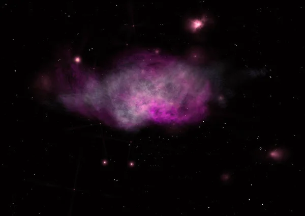 Маленька Частина Нескінченного Зоряного Поля Космосу Всесвіті Елементи Цього Зображення — стокове фото