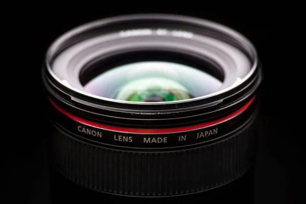 Canon Usm Fotografia Photo Lens Obiettivo Della Fotocamera Fotografica Estatica — Foto Stock