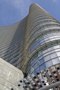 Modern gökdelen yeni merkezi iş Milano, İtalya