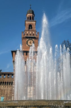 Castello sforzesco, milan, İtalya