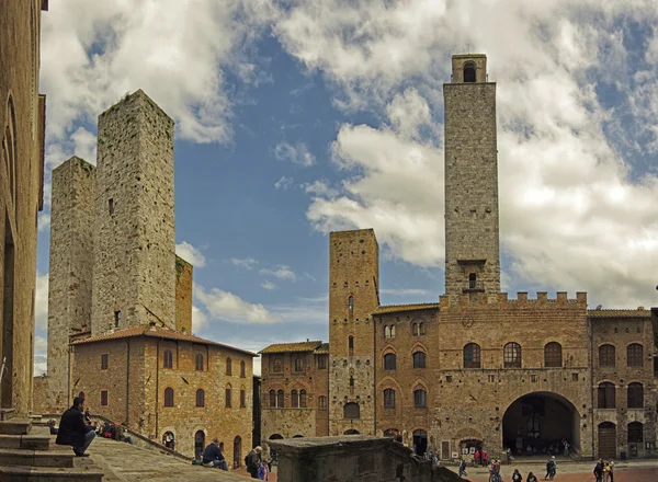 San Giminiano, Toscana, Itália Imagens De Bancos De Imagens