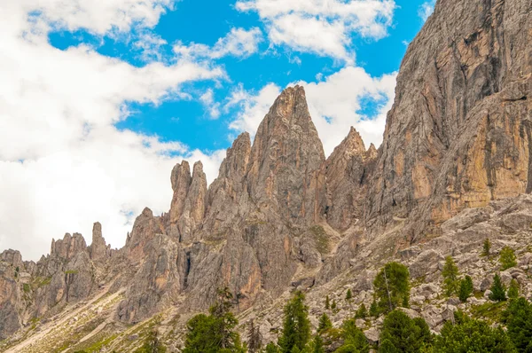 Sass de putia, południowy tyrol, Włochy — Zdjęcie stockowe