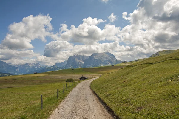 Seiser alm, Jižní Tyrolsko, Itálie — Stock fotografie