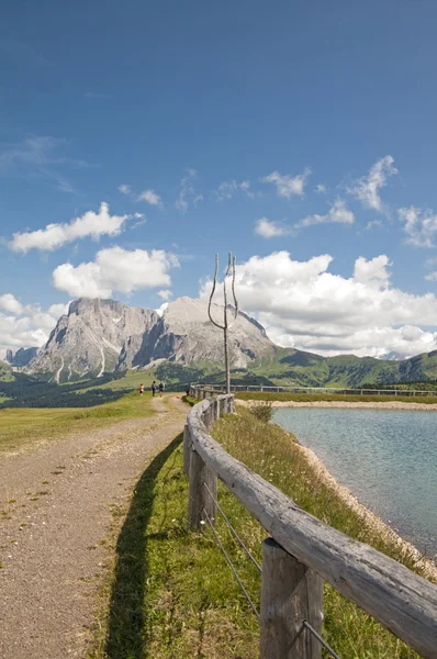 Seiser alm, south tyrol, İtalya — Stok fotoğraf