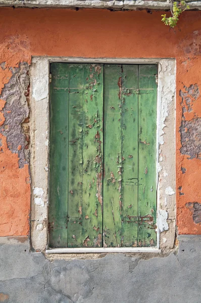 Stary windows, Wenecja, Włochy — Zdjęcie stockowe