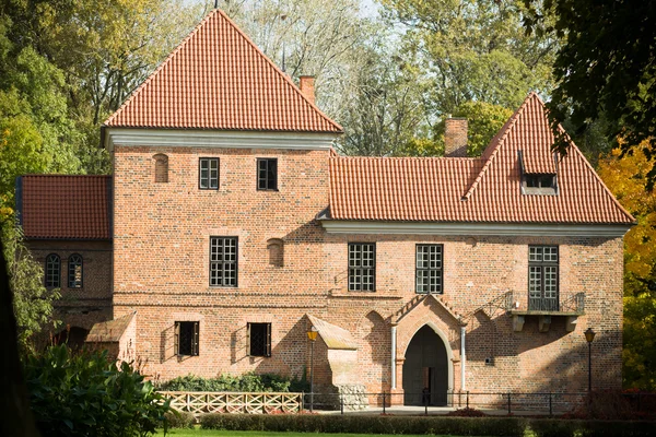 Gotische Burg in Oporow, Polen — Stockfoto