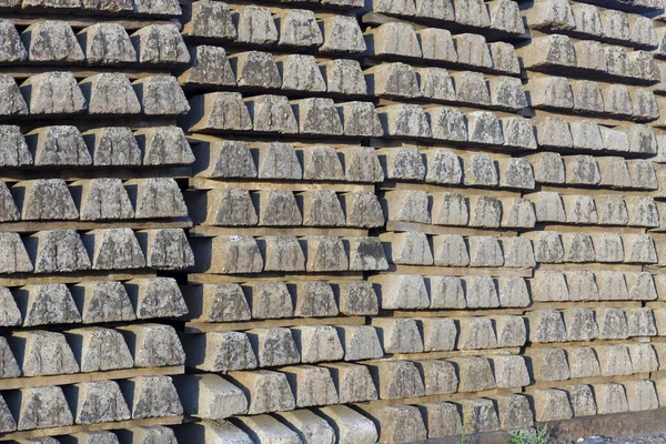 Old concrete sleepers — Stock Photo, Image