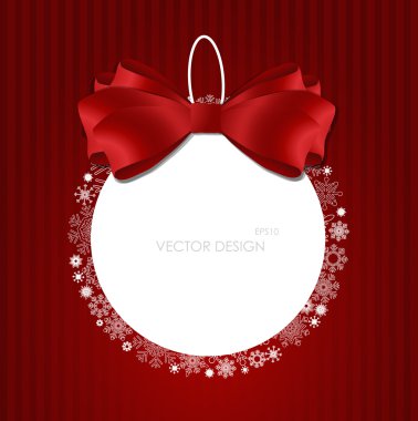 Mutlu Noeller tebrik kartı, vektör illüstrasyonu.