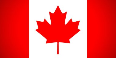 Canada flag. Vector illustration. clipart