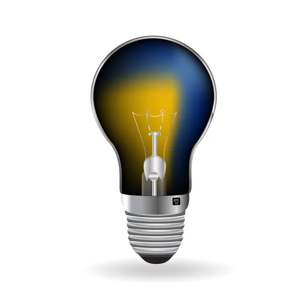 The light bulb. Vector Illustration. — Stock Vector