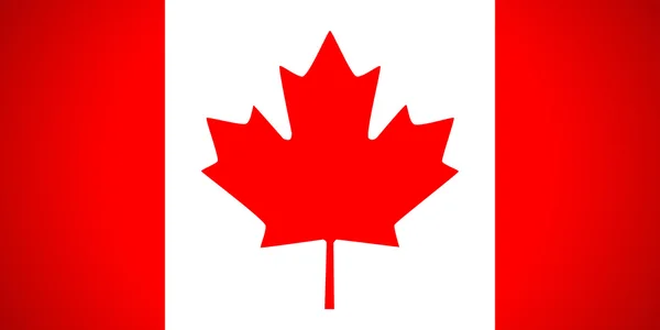 Bandera de Canadá. Ilustración vectorial . — Vector de stock