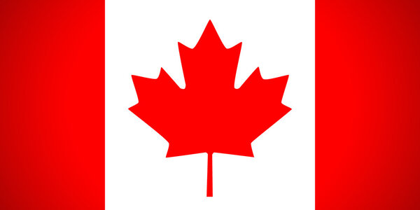 Флаг Канады. Векторная иллюстрация
.