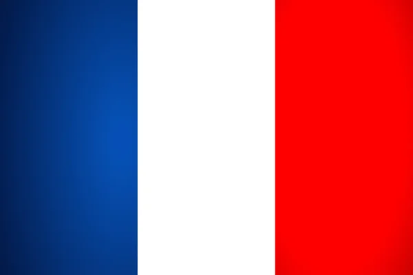 Frankreich-Flagge. Vektorillustration. — Stockvektor