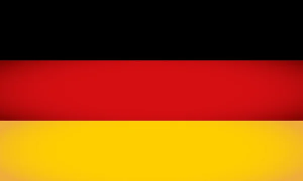 Almanya bayrağı. vektör çizim. — Stok Vektör