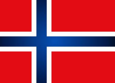 Norway Flag. Vector illustration. clipart
