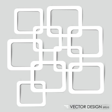 Kareler konsept illüstrasyon denk geliyor. (Vektör tasarım eps10)