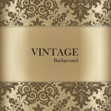 Dikişsiz desen retro vintage etiketi ile arka plan. hasta vektör