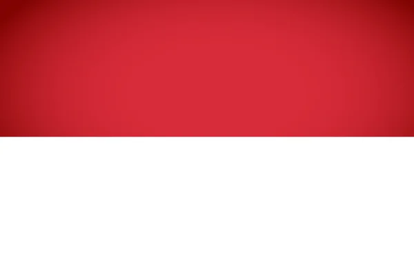 인도네시아 국기. 벡터 일러스트. — 스톡 벡터