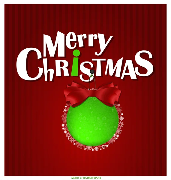 Joyeux Noël carte de vœux, illustration vectorielle. — Image vectorielle