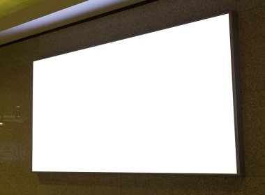 Havaalanında boş Pano