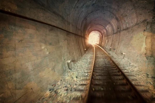 Vintage túnel ferroviário — Fotografia de Stock